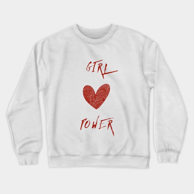 Girl Power Crewneck Sweatshirt by barbaralbs
